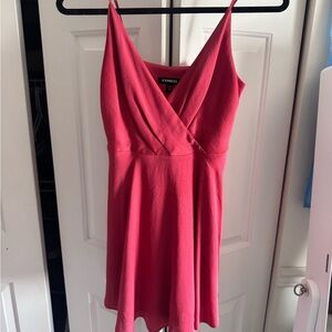 Express Red Wrap Camisole Top
